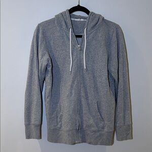 Gap  Classic Gray Women's Zip Up Hoodie Sweater, size S